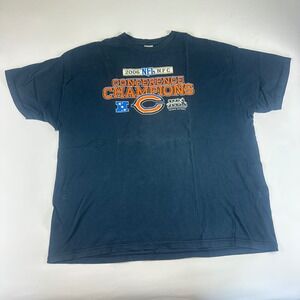 2006 NFL NFC Chicago Bears Conference Champions T Shirt Mens 3XL Navy